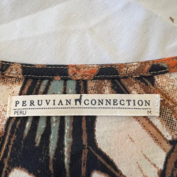 PERUVIAN CONNECTION Dress-Sibyl Mariposa/Butterfly. Like New. Size M - Picture 6 of 10
